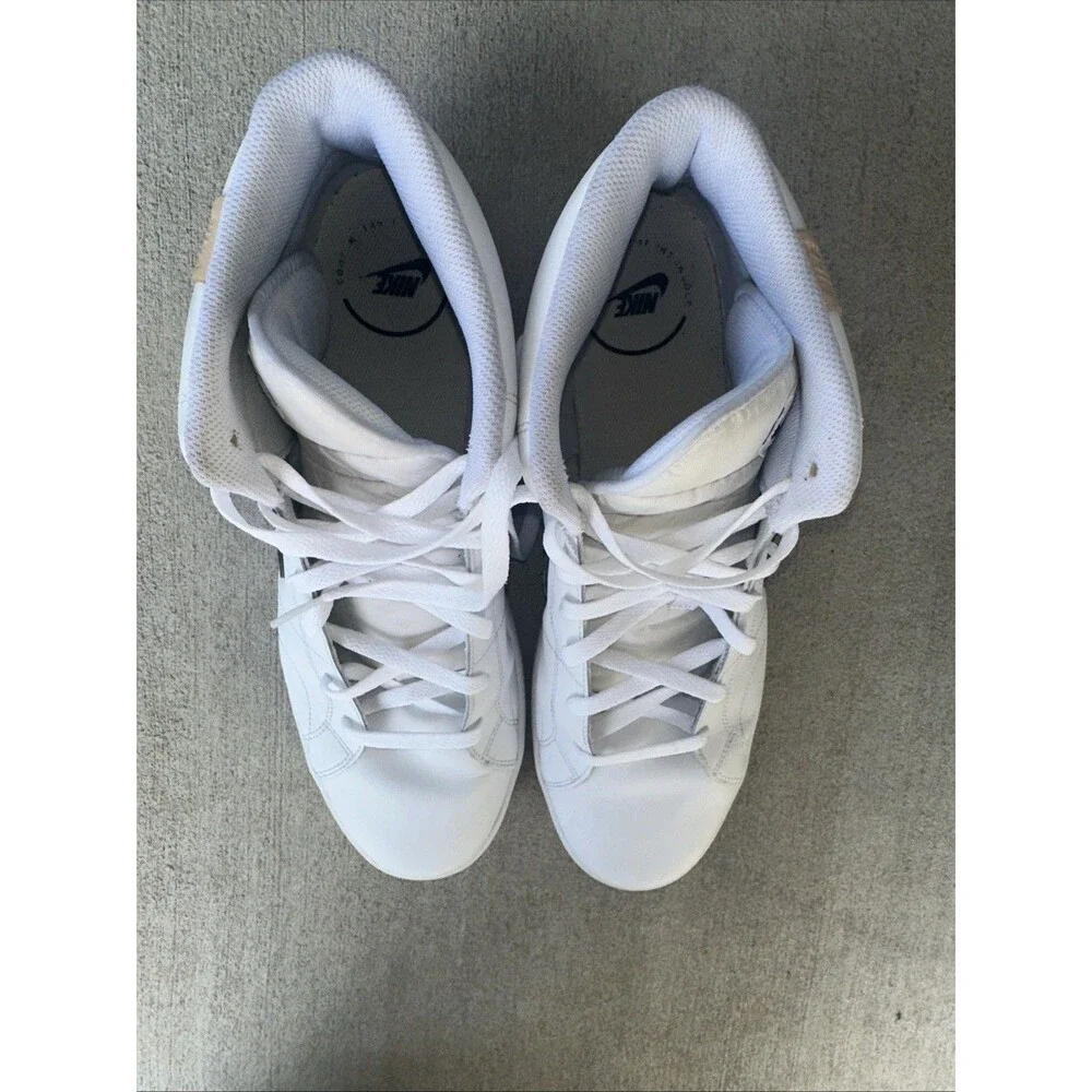 NIKE Men's Court Royale 2 Mid #CQ9179 100 - White Black Sneakers Shoes Size 13